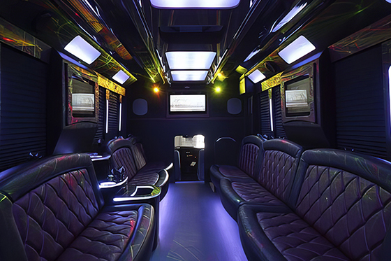 party bus interior