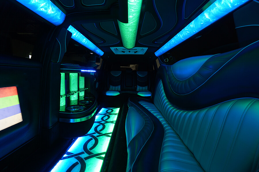 luxury limo interior