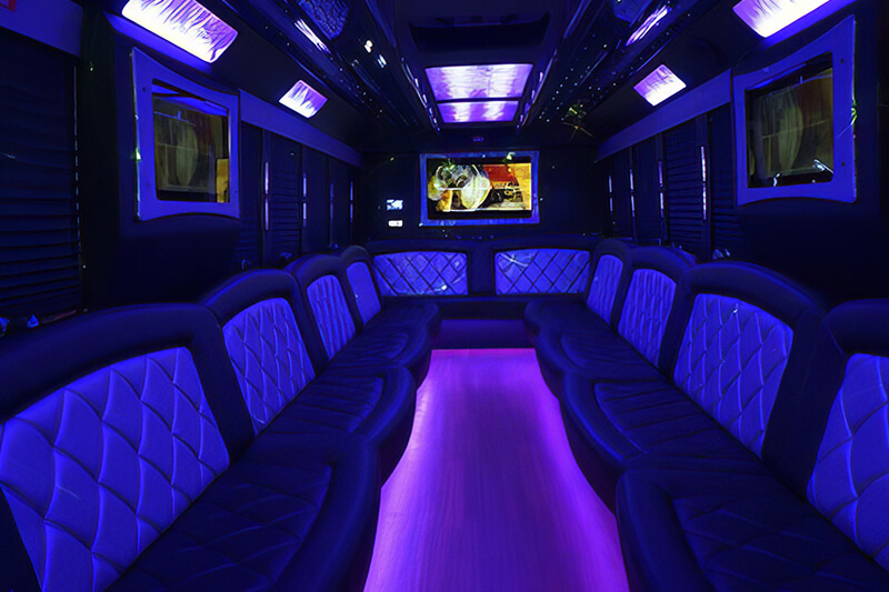 party bus interior